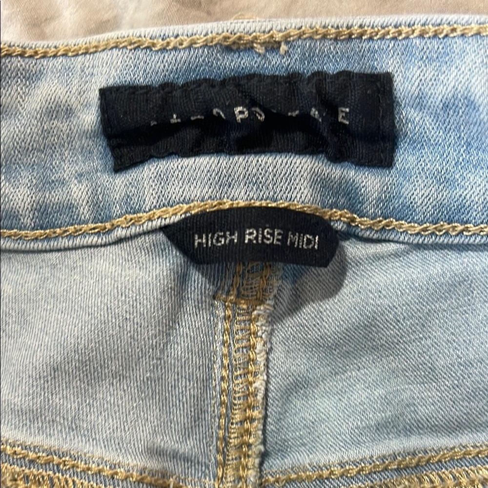 Aeropostale bundle of 2 pairs of size 00 Light Blue Jean Shorts - Picture 7 of 9